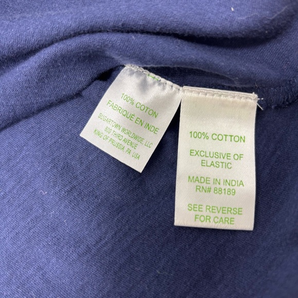 Lilly Pulitzer‎ Navy blue sleeveless Essie Cotton top size XS - Picture 13 of 15